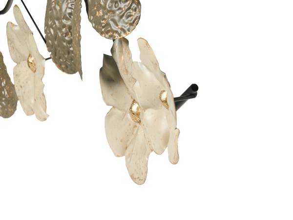Wandobjekt LANTHANUM Beige - Gold - Grau - Metall - 91 x 52 x 7 cm