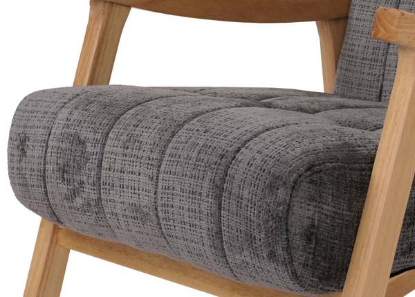 Schaukelstuhl K10 Grau - Beige