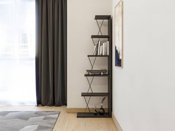 Bücherregal DELORY Anthrazit