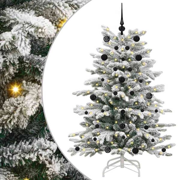 Künstlicher Weihnachtsbaum 3031669-1 Schwarz - Weiß - 100 x 150 x 100 cm
