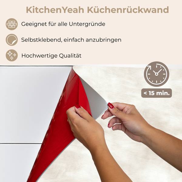 KÜCHENRÜCKWAND Wischen 500 x 60 cm