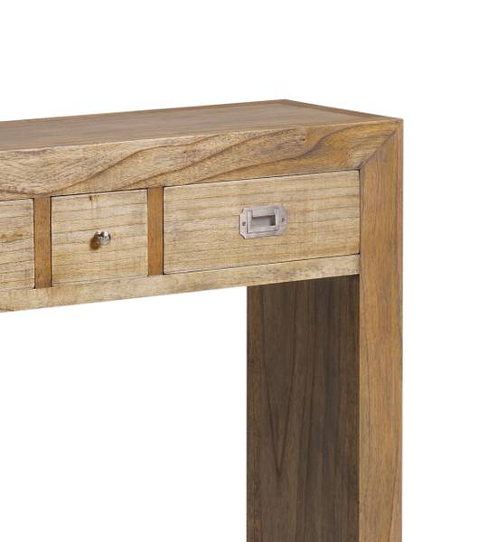 konsolentisch Merapi 100 Braun - Holz teilmassiv - 100 x 80 x 30 cm