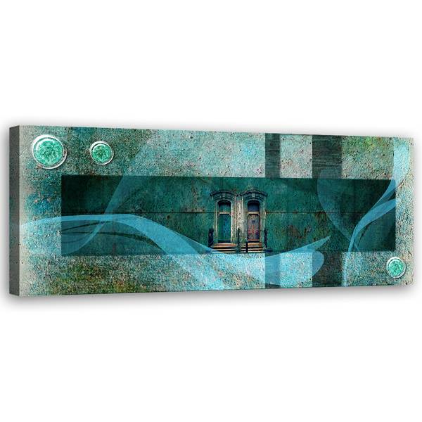 Wandbild abstraktion 150 x 50 cm