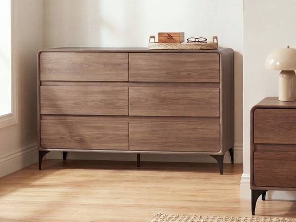 Kommode COWELL Braun - Holzwerkstoff - 140 x 85 x 40 cm