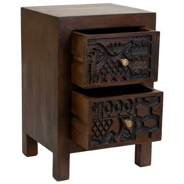 Table de chevet Hoshi Marron