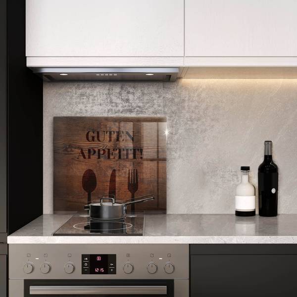 Schneidebrett Appetit! Braun - Glas - 60 x 52 x 1 cm