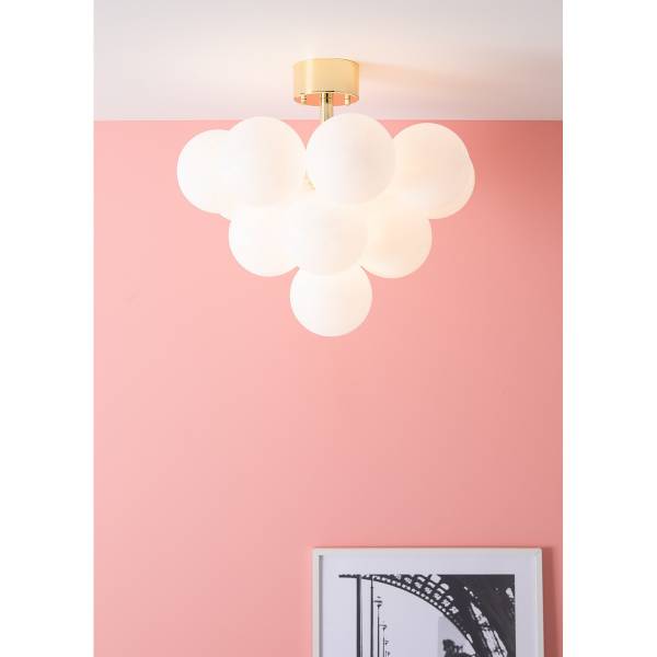 Plafonnier Merlot Laiton