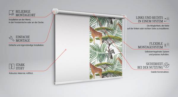 Rollo SILVARUM 60 x 140 cm