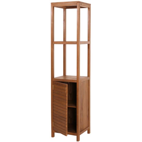 Regal M84 Braun - Teakholz - 40 x 180 x 40 cm