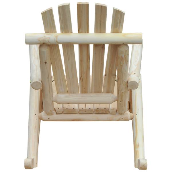 Schaukelstuhl 84A-046 Braun - Massivholz - 66 x 98 x 96 cm