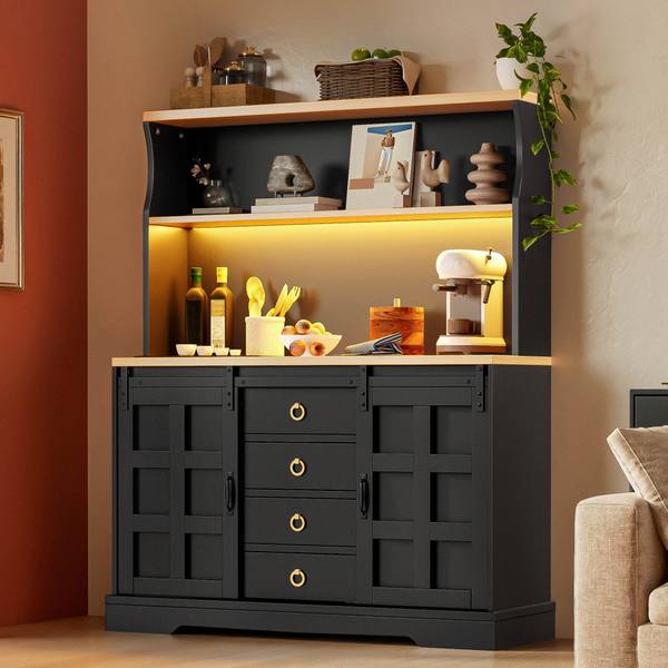 Küchenschrank HEDENS55 Ⅵ Schwarz - Holzwerkstoff - 40 x 150 x 120 cm