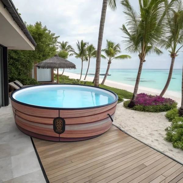 Aufblasbarer Pool Maui XL Braun - PVC - 250 x 70 x 70 cm