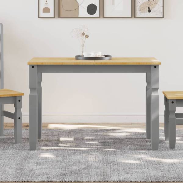 Esstisch XT3535 Grau - Massivholz - 60 x 75 x 112 cm