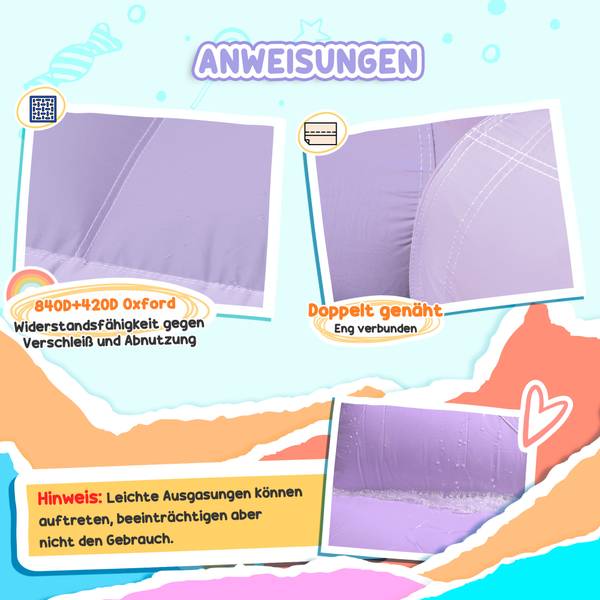 Hüpfburg 346-016V90MX Textil - 165 x 200 x 250 cm