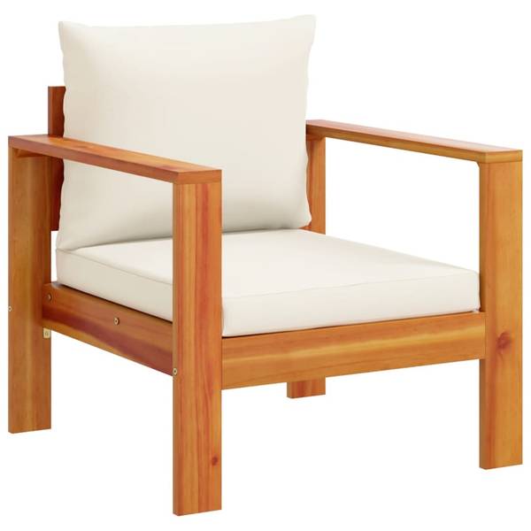 Salon de jardin 3033743-4 (lot de 3) Crème
