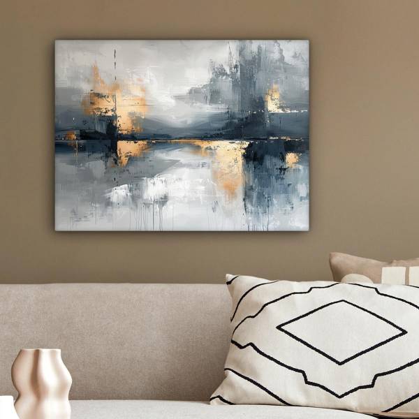 LEINWANDBILD Abstrakte Kunst 40 x 30 cm