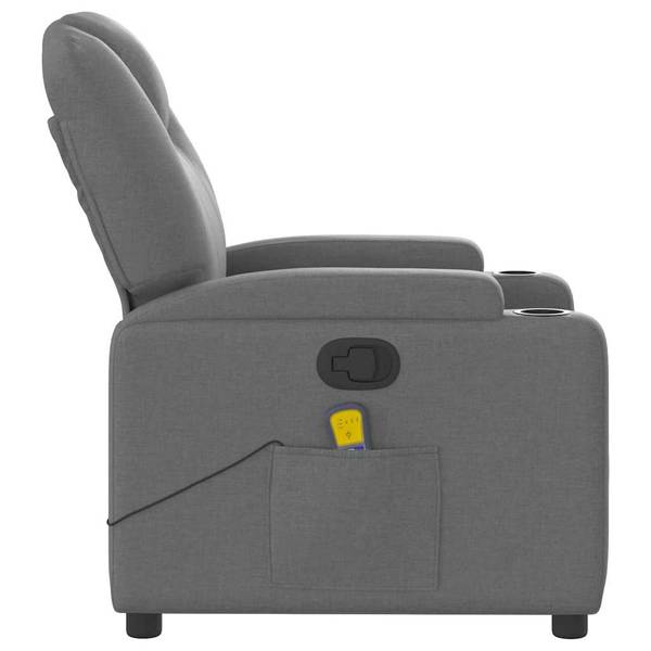 Massagesessel 3032456 Grau - Polyester - 74 x 97 x 88 cm