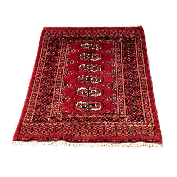 Orientteppich Oriental Rot - Wolle - 62 x 1 x 94 cm