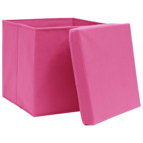 Opbergbox 3004572-4 set van 10 roze