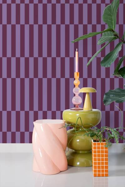 Tapete 131423 Violett - Papier - 50 x 900 x 50 cm
