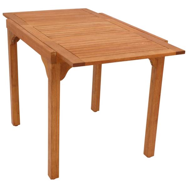Gartentisch RIO Braun - Eukalyptus - 80 x 75 x 70 cm