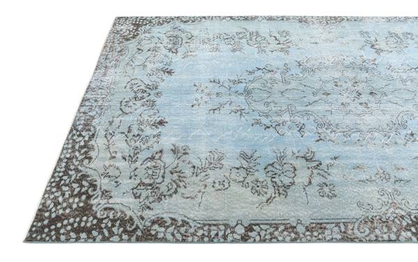 Tapis Ultra Vintage CDLXXV Bleu - Laine - 170 x 1 x 297 cm