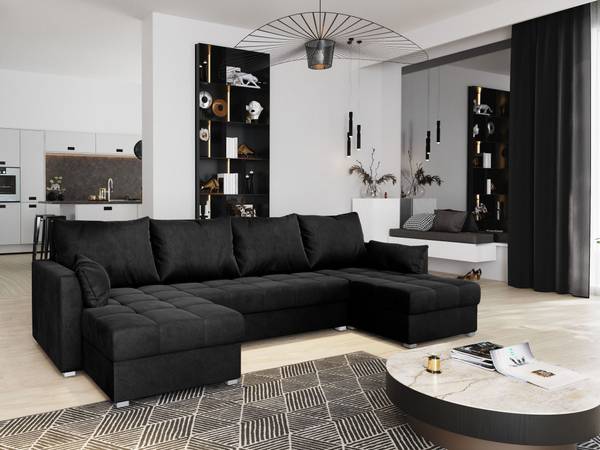 Ecksofa NAKO M Schwarz