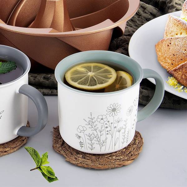 Becher 112444 Grün - Weiß