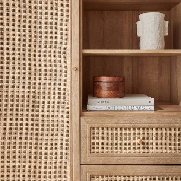 Anrichte Bohème Beige - Holz teilmassiv - 39 x 139 x 101 cm