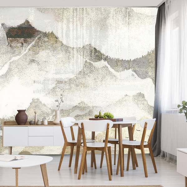 Fototapete BETON Abstraktion Beige - 300 x 210 x 210 cm