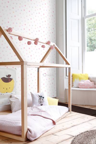 Tapete 347507 Pink - Fleece - 53 x 1005 x 53 cm