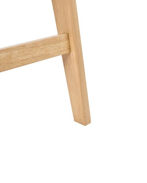 Hocker AVA 2-tlg Beige - Braun - Massivholz - 55 x 102 x 65 cm