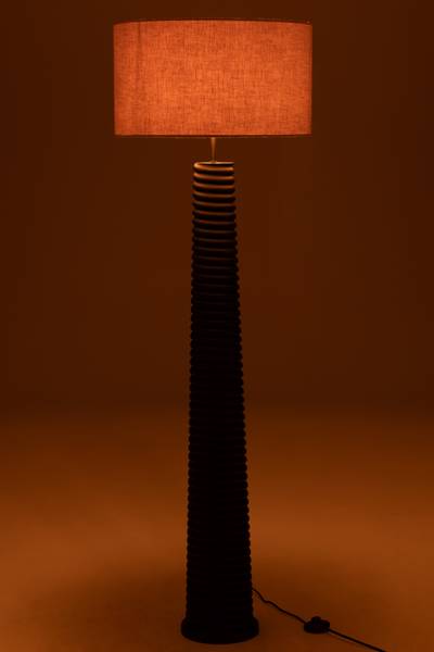 Stehlampe Christmas Schwarz - Holz teilmassiv - 48 x 160 x 48 cm