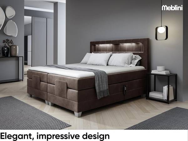 Boxspringbett ASPERO Braun