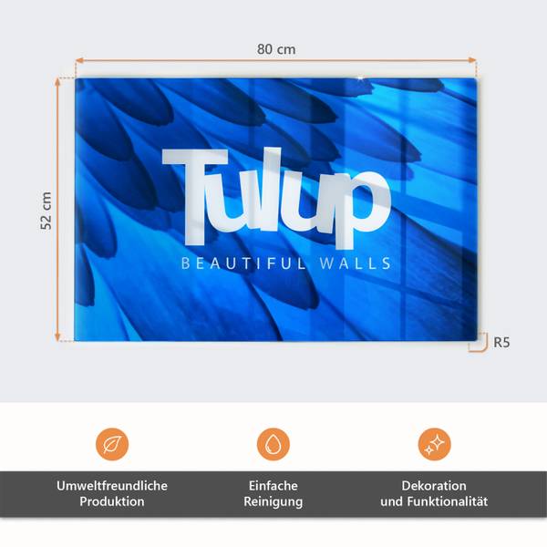 Schneidebrett Vivida Glas - 52 x 1 x 80 cm