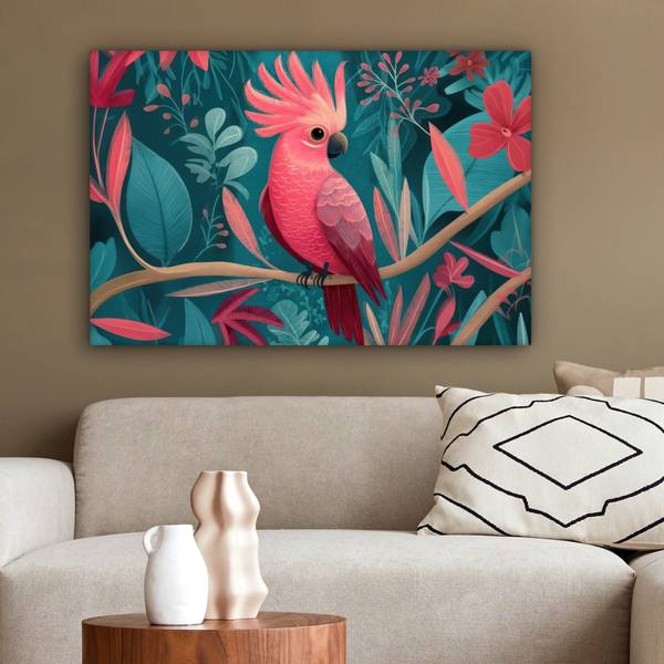 LEINWANDBILD Kakadu 90 x 60 cm