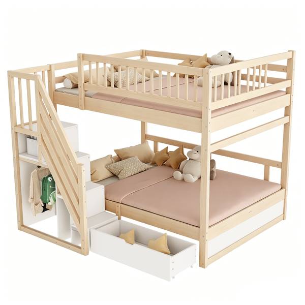Etagenbett  Eos Ⅳ Holz - 145 x 174 x 205 cm
