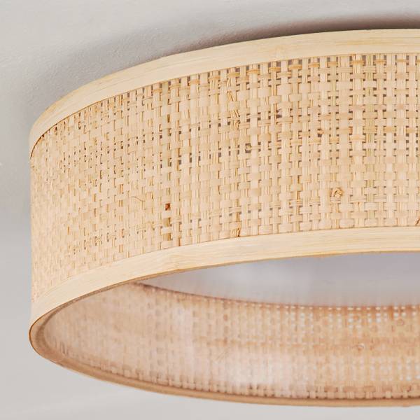 Deckenleuchte Stazzona Beige - Weiß - Metall - 9 x 29 x 29 cm