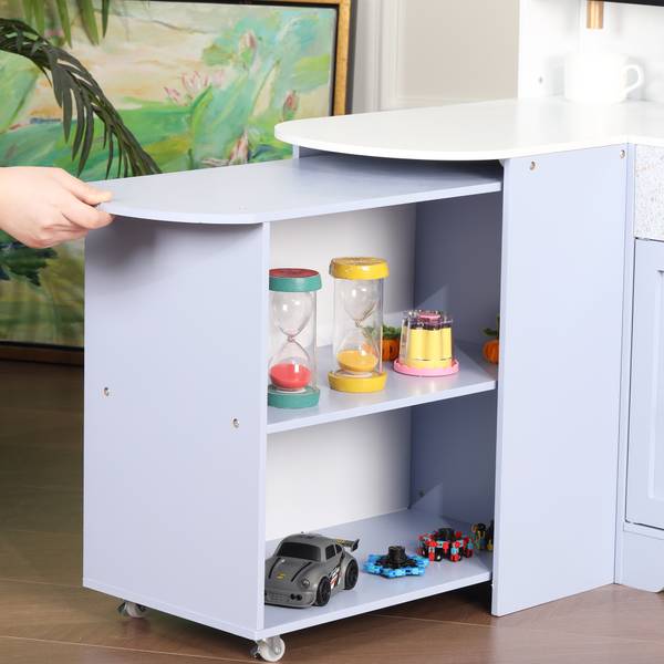Kinderspielküche FunyWoody Violett - Holzwerkstoff - 60 x 105 x 90 cm