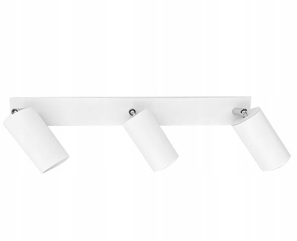 Spot Halogen Deckenleuchte III Weiß - Aluminium - 42 x 17 x 6 cm