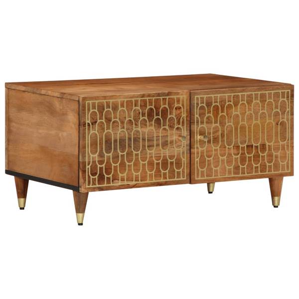 Couchtisch XT9039 Braun - Holzwerkstoff - 50 x 40 x 80 cm