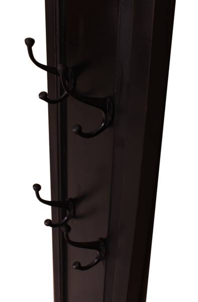 CORSICA Garderobenpaneel Schwarz - Gelb - Mango - 35 x 110 x 8 cm