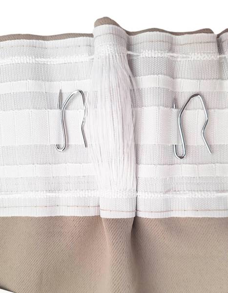 Gardinen Blickdicht mit Kräuselband 1x Blau - Polyester - 140 x 270 x 140 cm