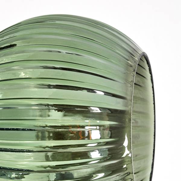 Stehlampe Cesaro Blau - Grün - Aluminium - Klarglas - 17 x 160 x 69 cm