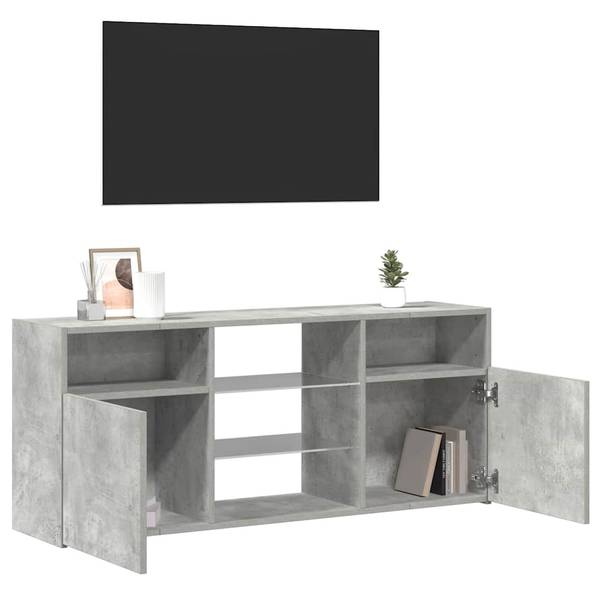 TV-Schrank 804305 Grau - Holzwerkstoff - 30 x 50 x 120 cm