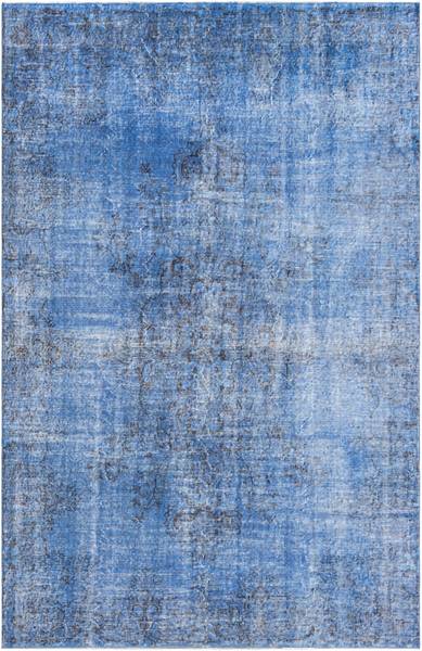 Tapis Ultra Vintage CXXXIX Bleu - Laine - 203 x 1 x 312 cm