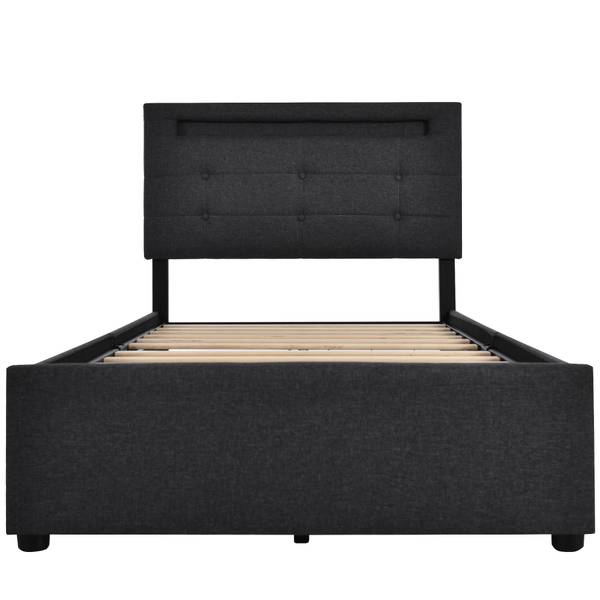 Einzelbett M301-01 Schwarz