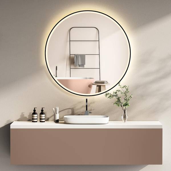LED Spiegel Rund Sheffield 80 x 80 cm