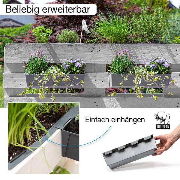 Blumenkasten 1763213 4er Set Anzahl Teile im Set: 4