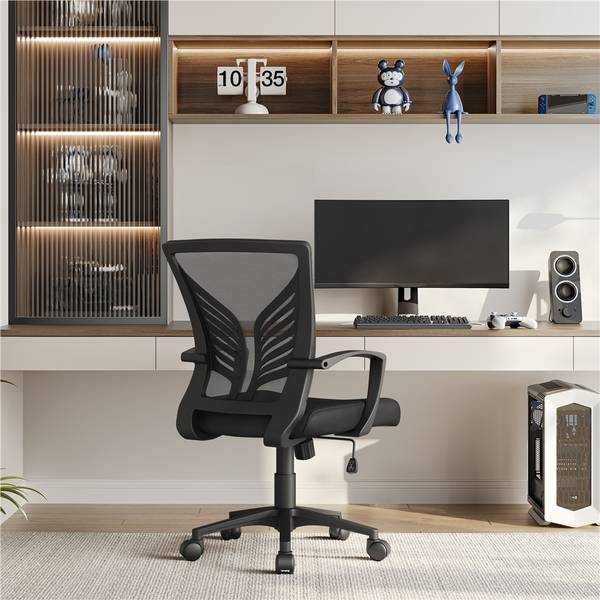 Bürostuhl ARD43 2er Set Schwarz - Kunststoff - 59 x 102 x 59 cm